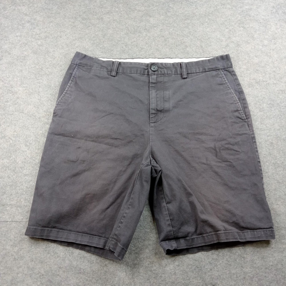 Old Navy Shorts Mens 36 Gray Ultimate Slim 10" Inseam Chino Built-In Flex Casual